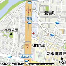 日本政策金融公庫津支店中小企業事業周辺の地図