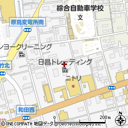 静岡県浜松市中央区和田町727周辺の地図
