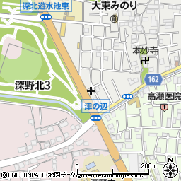 小川電機大東営業所周辺の地図