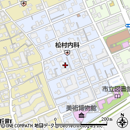 兵庫県芦屋市伊勢町周辺の地図