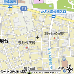 静岡県磐田市国府台73-11周辺の地図