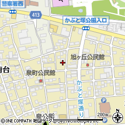 静岡県磐田市国府台73-3周辺の地図