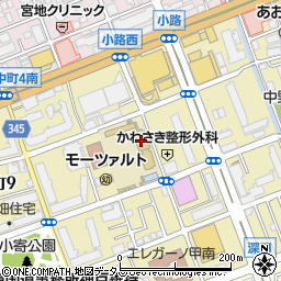 神戸市立本山南小学校周辺の地図