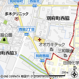 兵庫県加古川市別府町西脇180周辺の地図