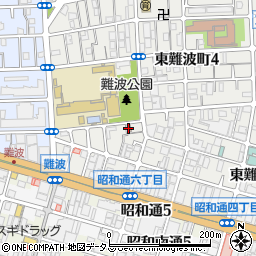 尼崎難波郵便局周辺の地図