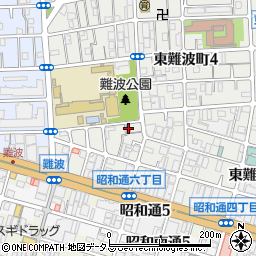 尼崎難波郵便局周辺の地図