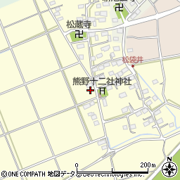静岡県袋井市松袋井117周辺の地図