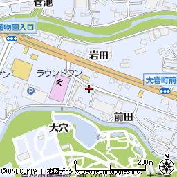 愛知県豊橋市大岩町前田40-83周辺の地図