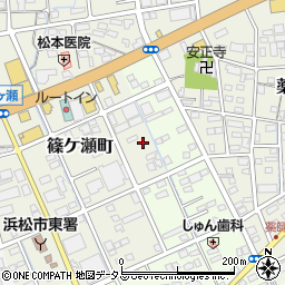 静岡県浜松市中央区篠ケ瀬町1191周辺の地図