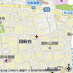 静岡県磐田市国府台344-2周辺の地図