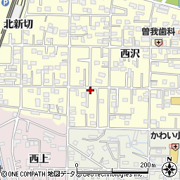 愛知県豊橋市高師町西沢104-1周辺の地図