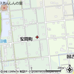 静岡県浜松市中央区安間町192周辺の地図