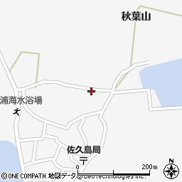 愛知県西尾市一色町佐久島入ケ浦21周辺の地図