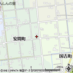 静岡県浜松市中央区安間町189周辺の地図