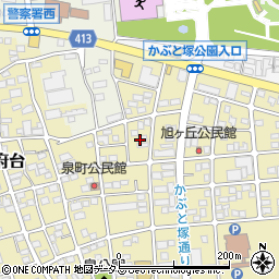 静岡県磐田市国府台73周辺の地図