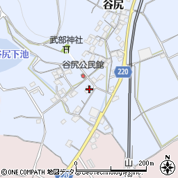 岡山県岡山市東区谷尻316周辺の地図