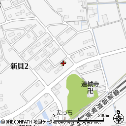 セブンイレブン磐田新貝店周辺の地図