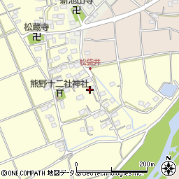 静岡県袋井市松袋井64周辺の地図