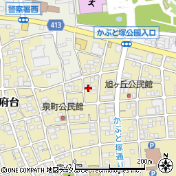 静岡県磐田市国府台73-4周辺の地図