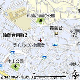 宝城寺周辺の地図