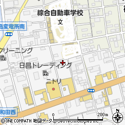 静岡県浜松市中央区和田町718周辺の地図