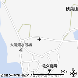 愛知県西尾市一色町佐久島前田周辺の地図