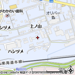 愛知県豊橋市雲谷町上ノ山265周辺の地図