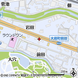 愛知県豊橋市大岩町前田40-39周辺の地図