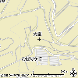 愛知県南知多町（知多郡）山海（大峯）周辺の地図