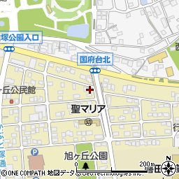 静岡県磐田市国府台52-2周辺の地図
