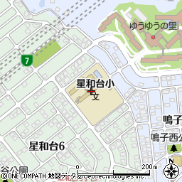 神戸市立星和台小学校周辺の地図