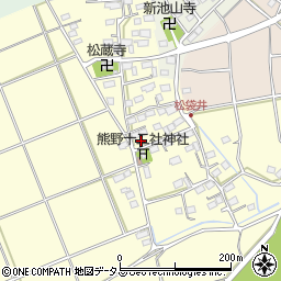 静岡県袋井市松袋井44周辺の地図