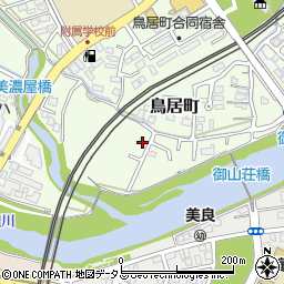 三重県津市鳥居町17-1周辺の地図