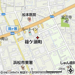 静岡県浜松市中央区篠ケ瀬町1207周辺の地図