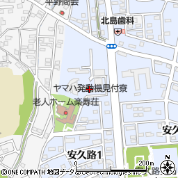 静岡県磐田市安久路1丁目19 14の地図 住所一覧検索 地図マピオン