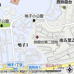 ＵＲ鈴蘭台第二２２号棟周辺の地図