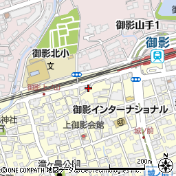 兵庫県神戸市東灘区御影2丁目21周辺の地図