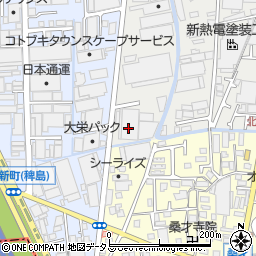 扶桑金属工業株式会社　大阪総合物流センター周辺の地図