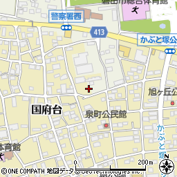 静岡県磐田市国府台369周辺の地図
