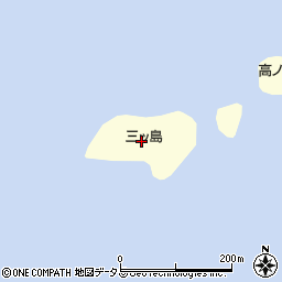 三ッ島周辺の地図