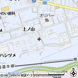 愛知県豊橋市雲谷町上ノ山263-2周辺の地図