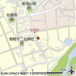 静岡県袋井市松袋井626-14周辺の地図