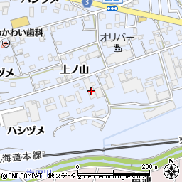 愛知県豊橋市雲谷町上ノ山263-4周辺の地図