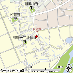 静岡県袋井市松袋井50周辺の地図