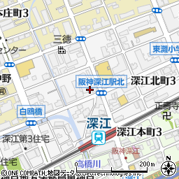 串くし本舗 深江店周辺の地図