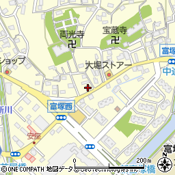 浜松富塚郵便局周辺の地図