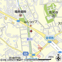 浜松磐田信用金庫富塚支店周辺の地図