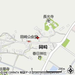 静岡県湖西市岡崎1630-1周辺の地図
