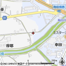 愛知県豊橋市藤並町摩耶25周辺の地図