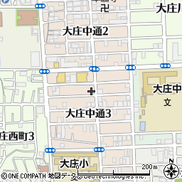 兵庫県尼崎市大庄中通周辺の地図